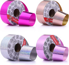 4 Rolls Wrapping Shiny Waterproof Ribbon for Valentine'S, 50 Yards Curling Plast