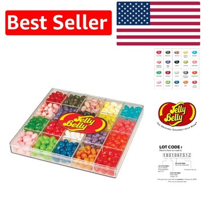 Deluxe 20-Flavor Jelly Bean Box - Gluten-Free, Perfect Gift for Any Occasion