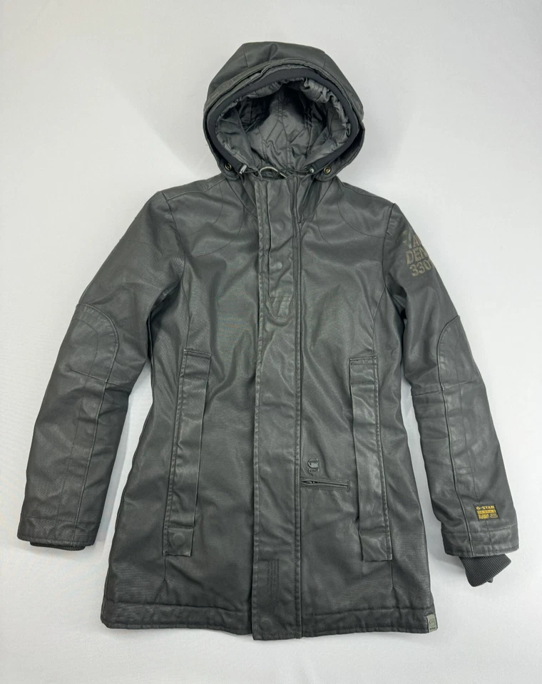 G-Star RAW Duty Hooded Parka Damen Gr. S Dunkelgrün - Bild 1 von 4