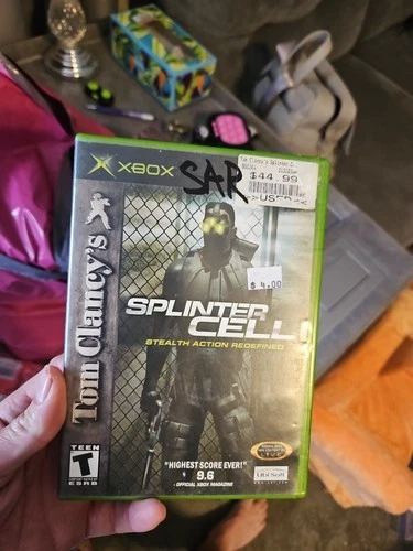 Tom Clancy's Splinter Cell Stealth Action Game Microsoft Xbox 2002