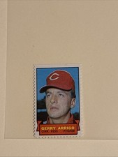 Gerry Arrigo Cincinnati Reds 1969 Topps Baseball Stamp