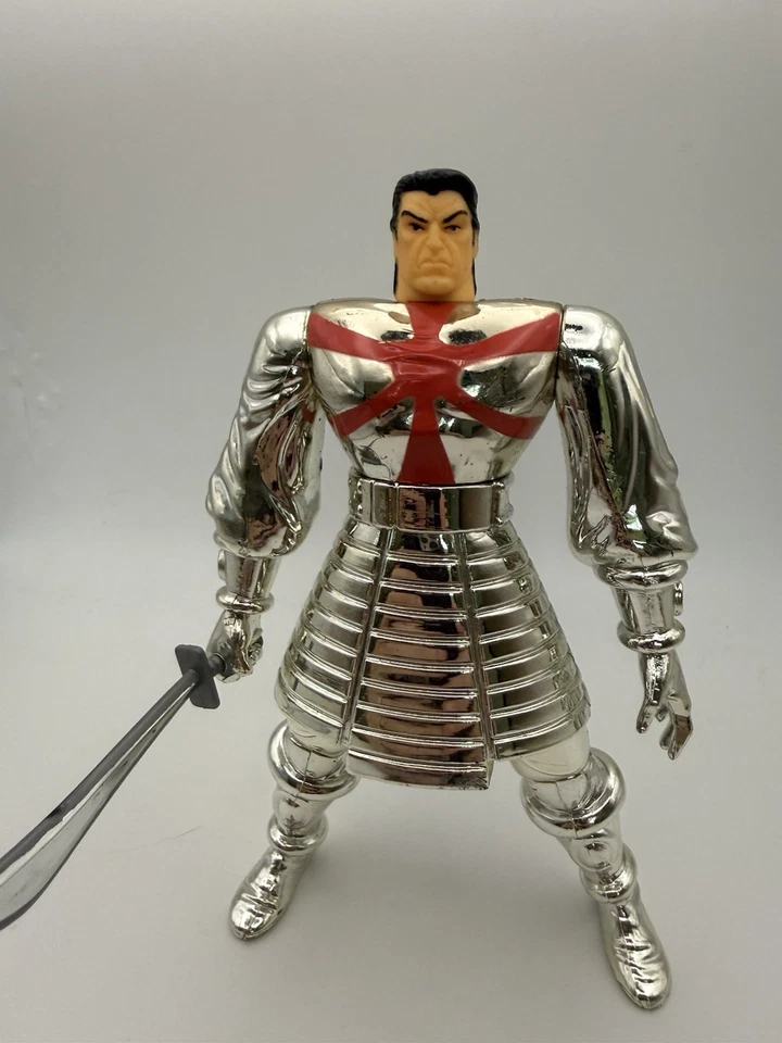 FIGURA DE ACCIÓN SUELTA SAMURAI PLATEADA SERIE 5 MARVEL X-MEN 1994 Foto 2 de 3