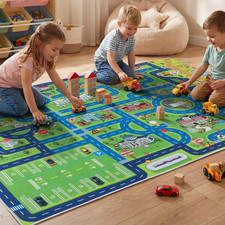 4'X6' Non-Slip Kids Rugs Safety Carpet Educational Playground Mat