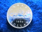 1960 Canada Silver Dollar - Very Choice Bright Uncirculated - P/L