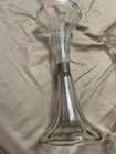 2 vintage drugstore soda fountain store display storage glass shelf risers 12.5" — photo 2