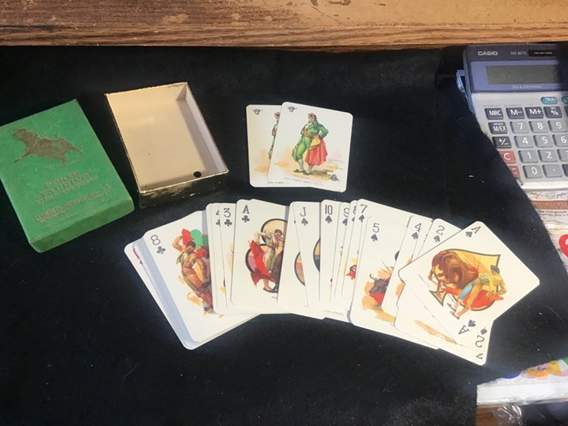 1950s Poker Taurino Playing Cards, Estilo Americano, Bullfighting, Bull Fighters