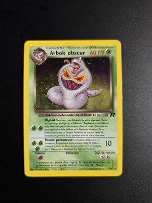 Pokemon Card Arbok Obscur 2/82 Holo Edition 2 Team Rocket Wizards FR 