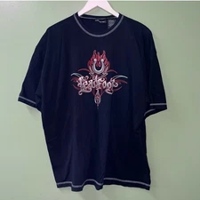 NOBO vintage y2k No Boundaries lead foot graphic grunge t shirt men’s size XL