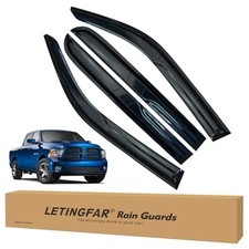 Window Visors Rain Guards for Dodge Ram 1500 Crew Cab 2019 2020 2021 2022 202...