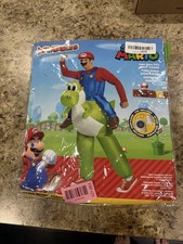 Nintendo Super Mario Brothers Mario Riding Yoshi Adult Costume