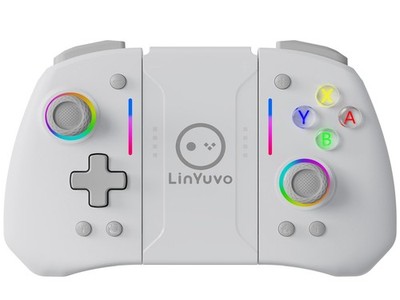 Linyuvo Ks42 Meteor Light Wireless Joy-pad with 8 Color Rgb Lights for Switch/li