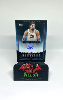 Topps Midnight Basketball 2023/23 - Spencer Dinwiddie Stroke of Midnight Auto 