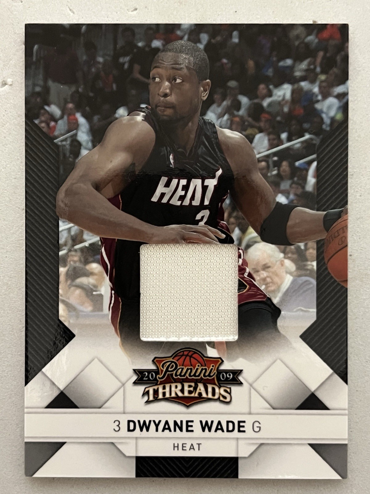 2009-10 Panini Threads-Dwyane Wade Game Used Jerseys /100 #2 FINALS MVP HOF📈🏆