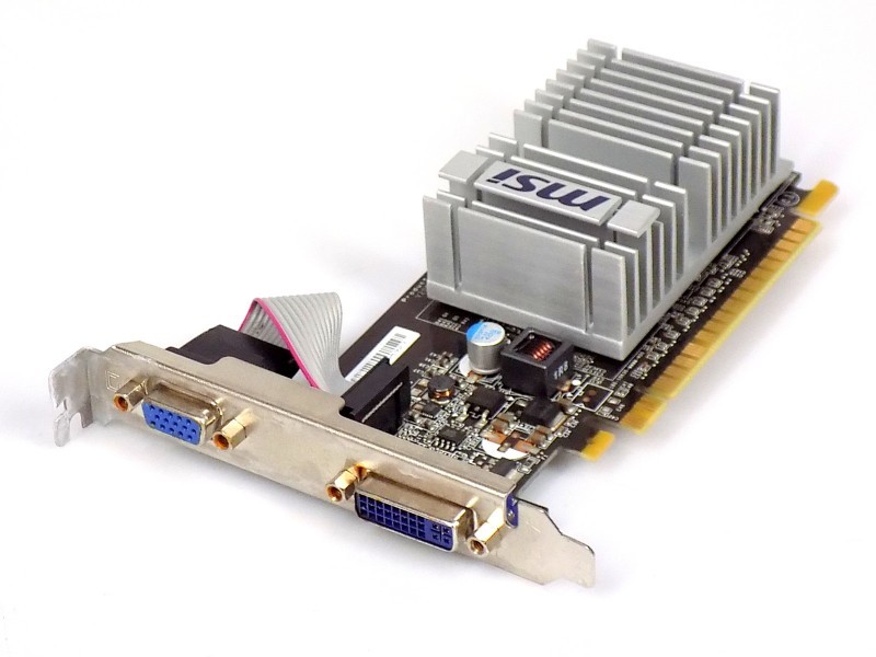 512MB MSI Nvidia GeForce 8400 GS passive PCI-E 2.0 x16 GDDR2 VGA DVI Grafikkarte