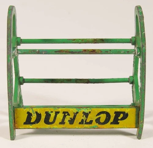 DUNLOP TYRE RACK STAND 786 DINKY TOYS MECCANO VINTAGE ENGLAND AQQ