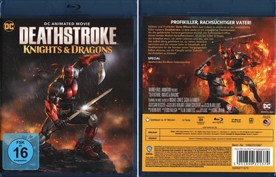 DEATHSTROKE:  KNIGHTS & DRAGONS (2020) --- Blu-ray --- DC  Animated Movie ---