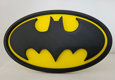 DC Batman Inspired Oval Wall Sign Logo Man Cave Cinema Room Display