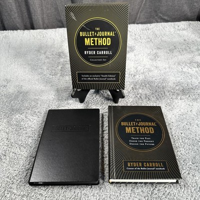 Bullet Journal Method Collector's Set by Ryder Carroll (2018, Hardcover) Stealth