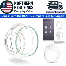 Breast Pump Cups - 5 oz Silicone, Dishwasher Safe, For On-the-Go Moms - 2 Pack