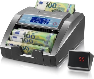 MUNBYN IMC27 Geldzählmaschine Scheine mit Wertezählung, UV/MG/IR/MT