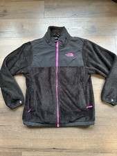 The North Face Fleece Jacket Girls XL 18 Women  s XS Black Magenta