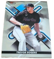2022 Topps Finest Trevor Rogers #65 Miami Marlins MLB Baseball Card (N6