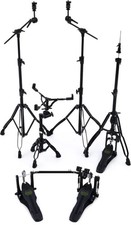 Mapex Armory 5-piece Hardware Pack with Double Pedal - Black Plated