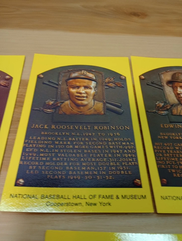 National Baseball Hall of Fame Post Cards  Cooperstown  New York Plague Lot Of 5 - Image 4 of 4