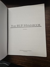 The RUF Hymnbook, 3rd Edition Spiral-bound 2005 Songbook Sheet Music w/ 3 CD'S