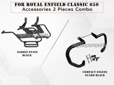 '' 2 Pcs Zubehör Kombo Packung CP-4 '' Für Royal Enfield Classic 650