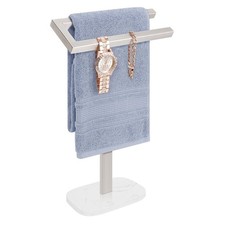 Standing Hand Towel Holder, 304 Stainless Steel Hand Towel Rack Stand with He...