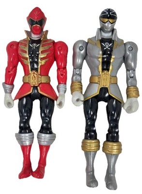  Power Rangers Super Megaforce Red And White Megaforce Rangers Figures
