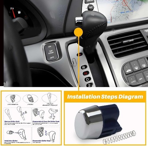 Transmission Shifter Lever Push Knob W/Spring Fit for 3.5L 2005-2010, Replace# 5 - Picture 6 of 6