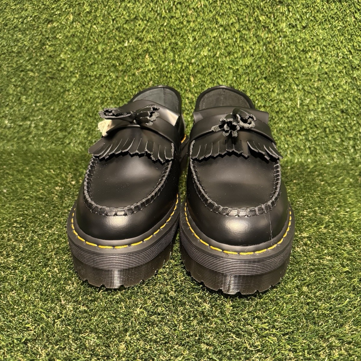 Size 11 - Doc Martens Adrian Quad Tassel Loafers Black LA004