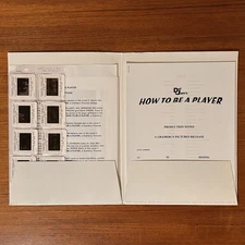 HOW TO BE A PLAYER 1997 Press Kit Bernie Mac Def Jam Stills Transparencies EXC