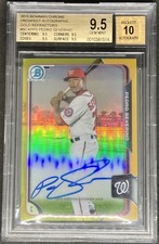 2015 Bowman Chrome Pedro Severino Gold Auto /50 BGS 9.5 10 Auto #BCAP-PS