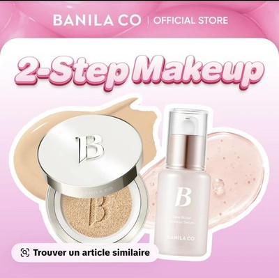 BANILA CO Covericious Ultimate Cushion Foundation + Serum Duo Dewy Glow K-Beauty