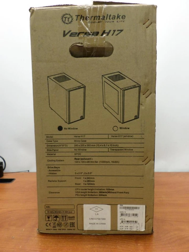 Thermaltake Versa H17 Micro Case CA-1J1-00S1NN-00 - Image 2 of 4