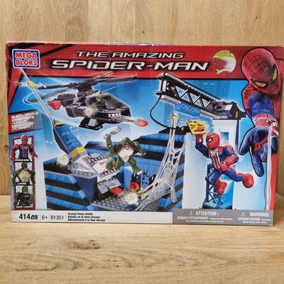 Mega Bloks The Amazing Spiderman 91351 Oscorp Tower Battle Neu Sealed Selten