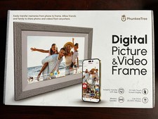 Phunkee Tree Digital Picture and Video Frame Gray 10.1in 16GB NEW SEALED