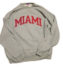 Miami University Champion XL stiched crewneck