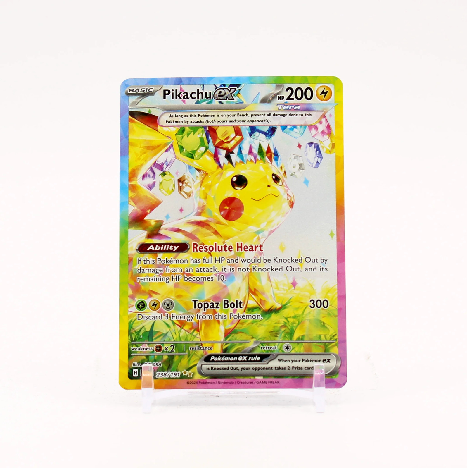 Pikachu ex - 238/191 Surging Sparks Special Illustration Pokemon - NM/LP