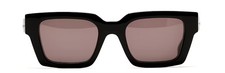 OFF-WHITE Virgil Square Frame Sunglasses Black/Grey OERI126S24PLA0011007 