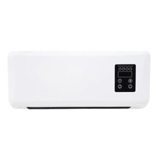 Stufa Elettrica da Parete 2200W Riscaldatore a Muro Scalda Bagno con Telecomando