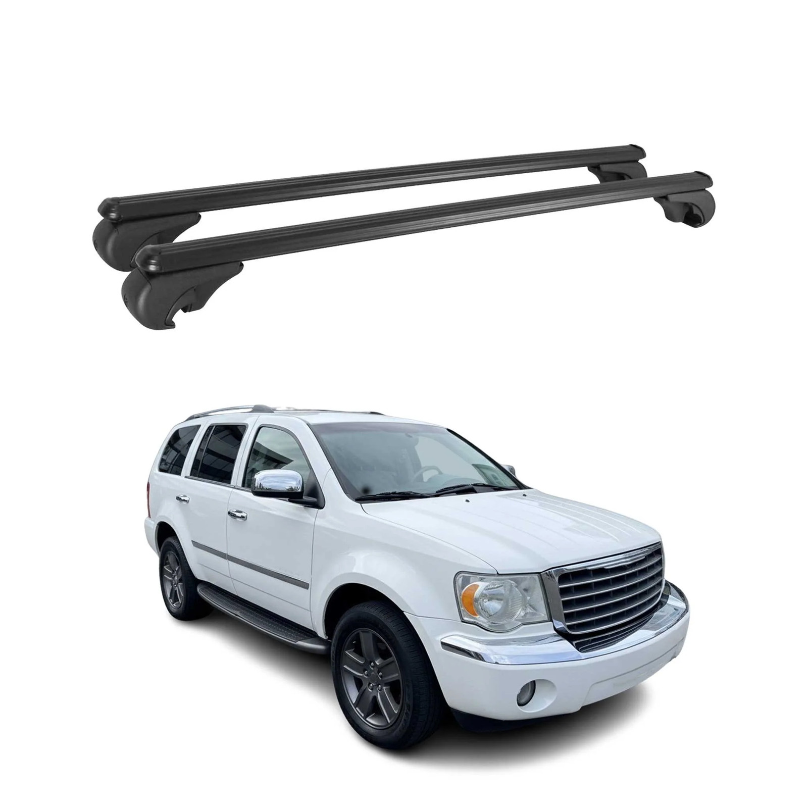 Barres de toit Chrysler Aspen 2007-2009 pour solutionner le manque de coffre