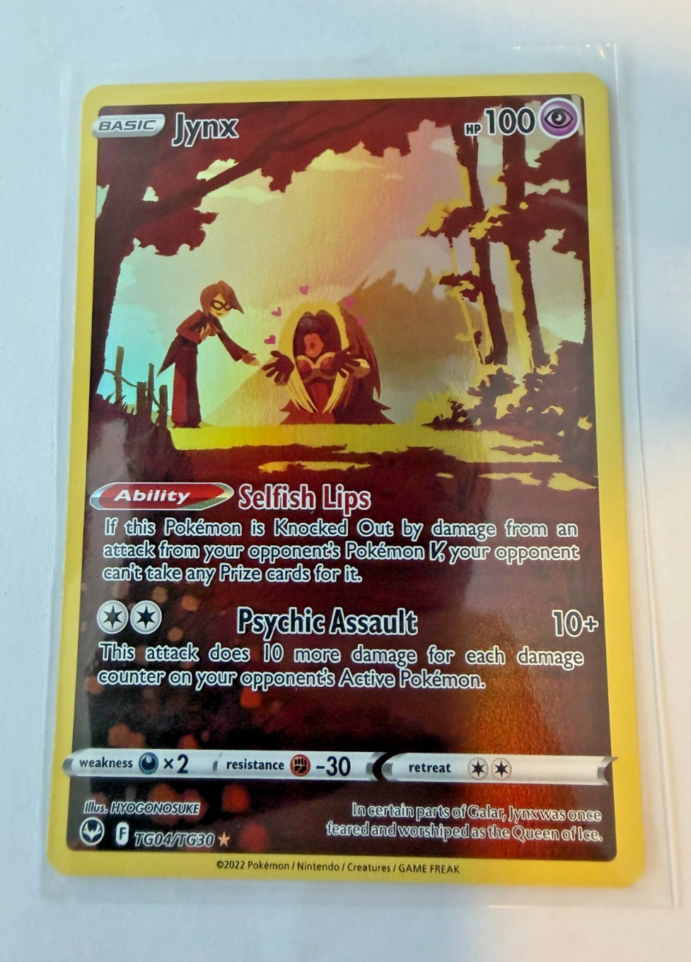 Jynx TG04/TG30 Swsh12: Sword & Shield - Silver Tempest Trainer Gallery Holo