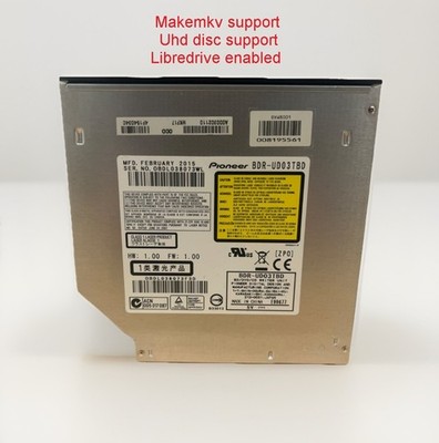 Makemkv Uhd 4k Libredrive Pioneer Bdr-ud03tbd 2,5'' Blu-Ray Brenner Slim USB