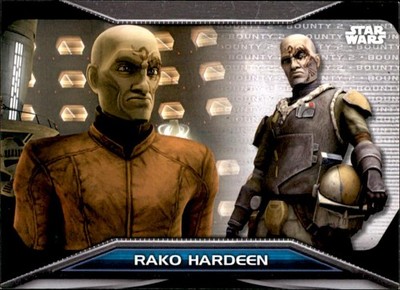 Rako Hardeen 2021 Topps Star Wars Bounty Hunters Bounty Level 2 #B2-77 Card