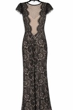 Windsor Maxi Lace Nude Underlay Dress
