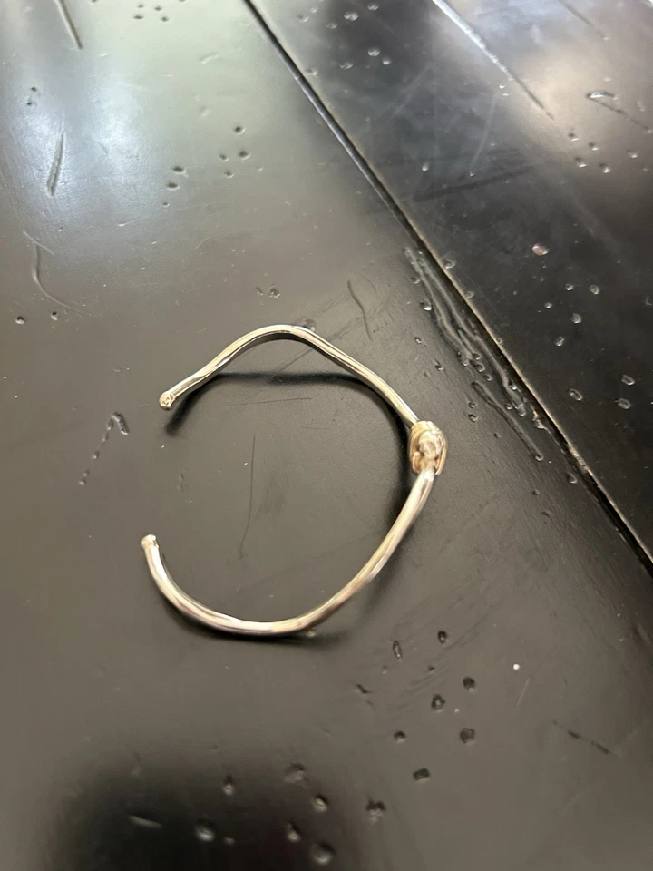 Cape Cod Cuff bracelet - Sterling Silver With Gold - Image 3 of 4